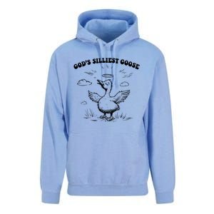 GodS Silliest Goose Funny Goose Unisex Surf Hoodie