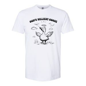 GodS Silliest Goose Funny Goose Softstyle CVC T-Shirt