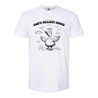 GodS Silliest Goose Funny Goose Softstyle CVC T-Shirt