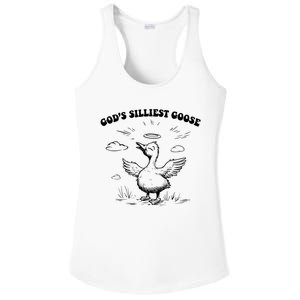 GodS Silliest Goose Funny Goose Ladies PosiCharge Competitor Racerback Tank