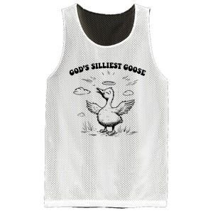 GodS Silliest Goose Funny Goose Mesh Reversible Basketball Jersey Tank