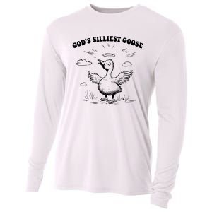 GodS Silliest Goose Funny Goose Cooling Performance Long Sleeve Crew