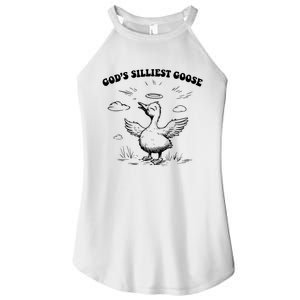 GodS Silliest Goose Funny Goose Women's Perfect Tri Rocker Tank