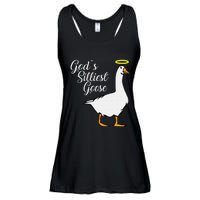 God's Silliest Goose God's Silliest Goose Duck Funny Ladies Essential Flowy Tank