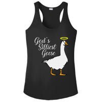 God's Silliest Goose God's Silliest Goose Duck Funny Ladies PosiCharge Competitor Racerback Tank