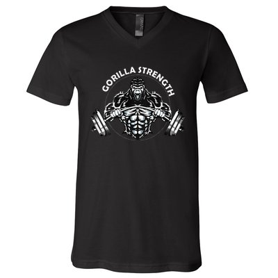 Gorilla Strength V-Neck T-Shirt