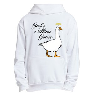 God's Silliest Goose Funny Goose Lover Sarcasm Urban Pullover Hoodie