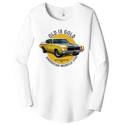 Gran Sport Gsx American Muscle Car 60s 70s Women's Perfect Tri Tunic Long Sleeve Shirt