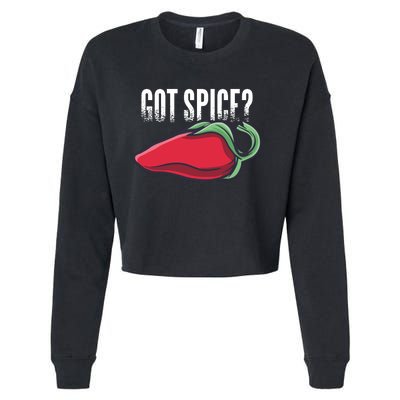 Got Spice Cropped Pullover Crew