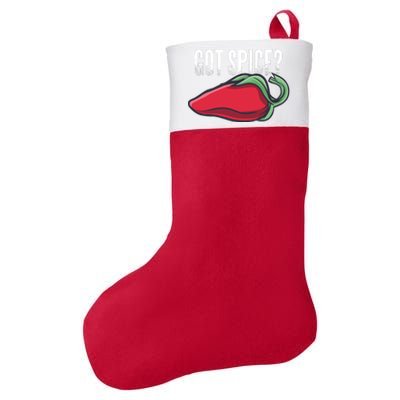 Got Spice Felt Holiday Christmas Stocking