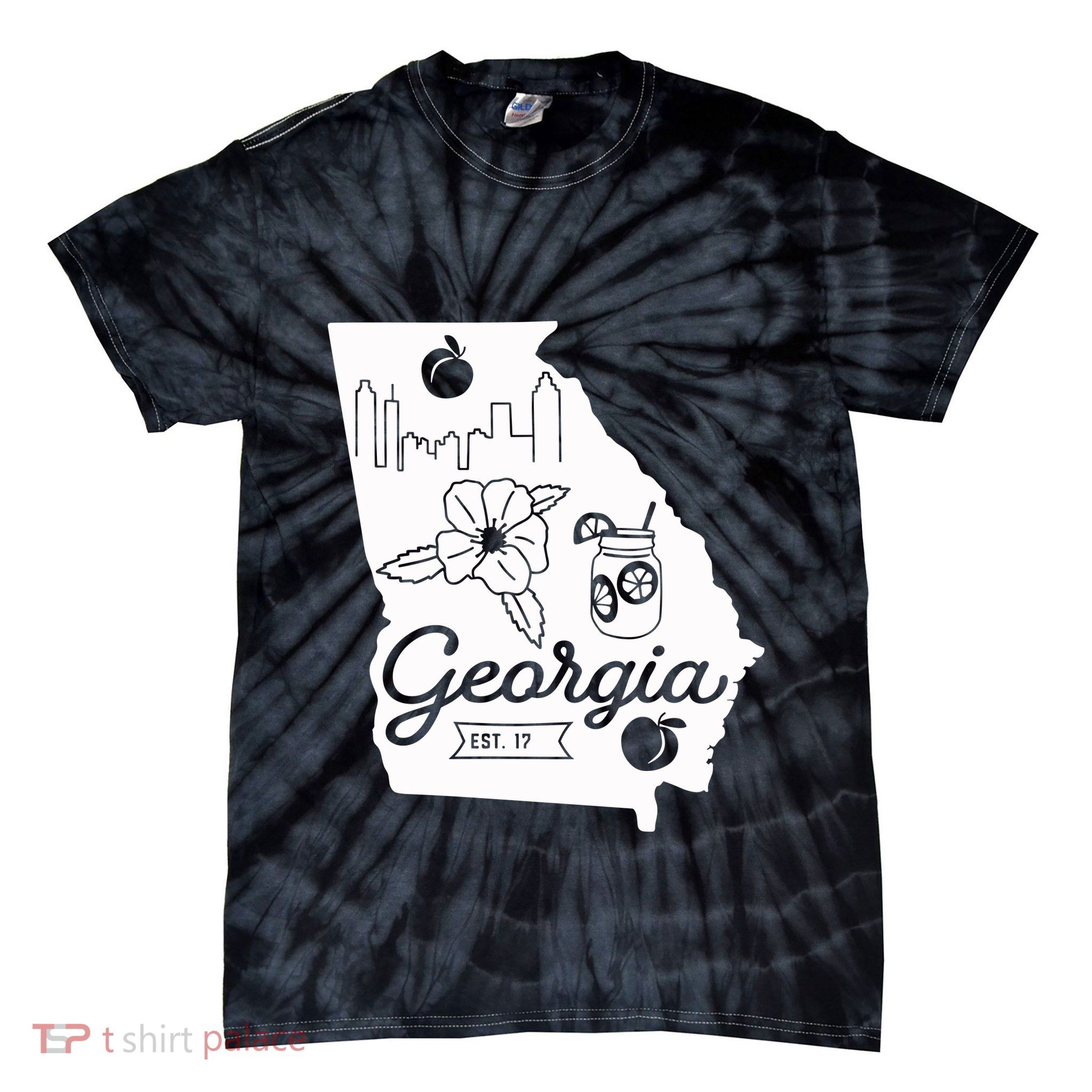 Georgia State Tie-Dye T-Shirt
