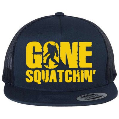 Gone Squatchin Flat Bill Trucker Hat