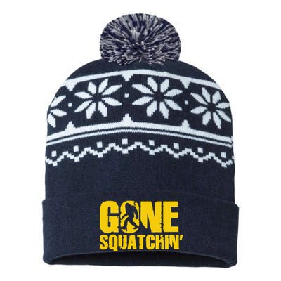 Gone Squatchin USA-Made Snowflake Beanie