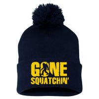 Gone Squatchin Pom Pom 12in Knit Beanie