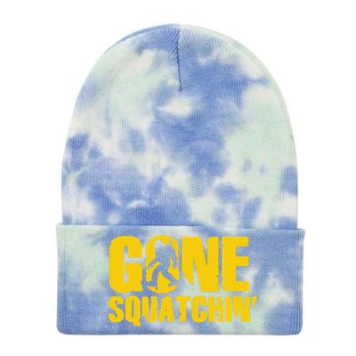 Gone Squatchin Tie Dye 12in Knit Beanie