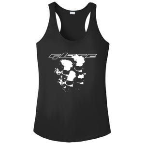 Glareworld Store Glare Skull Ladies PosiCharge Competitor Racerback Tank