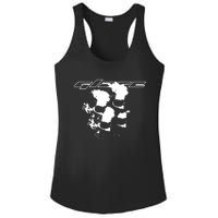 Glareworld Store Glare Skull Ladies PosiCharge Competitor Racerback Tank