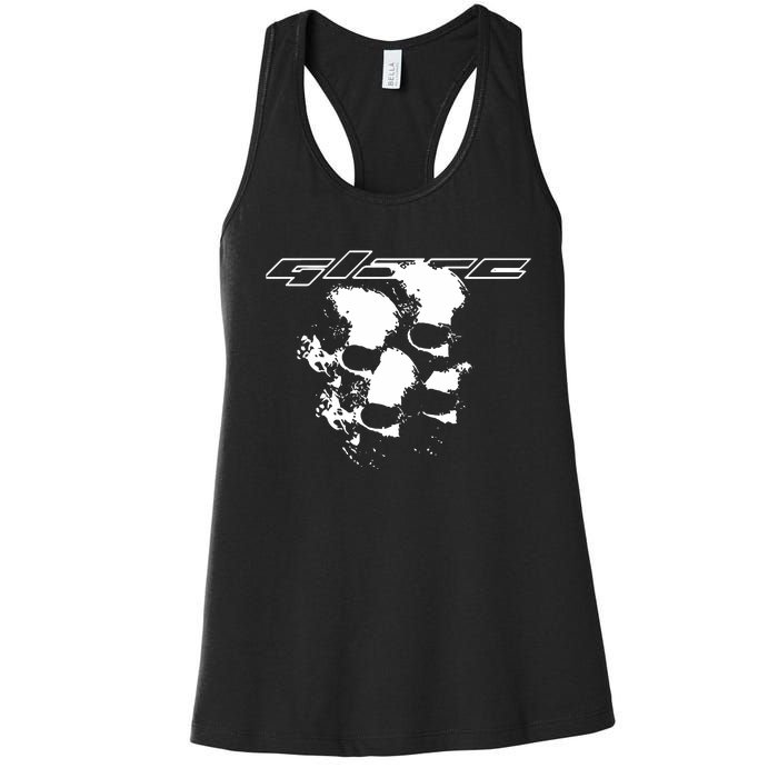 Glareworld Store Glare Skull Women's Racerback Tank