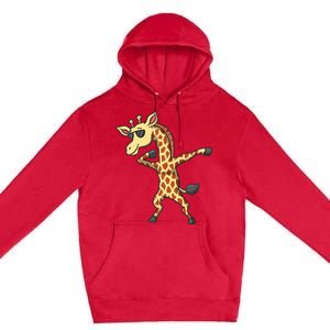 Giraffe Sunglasses Premium Pullover Hoodie