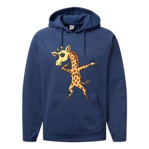 Giraffe Sunglasses Performance Fleece Hoodie