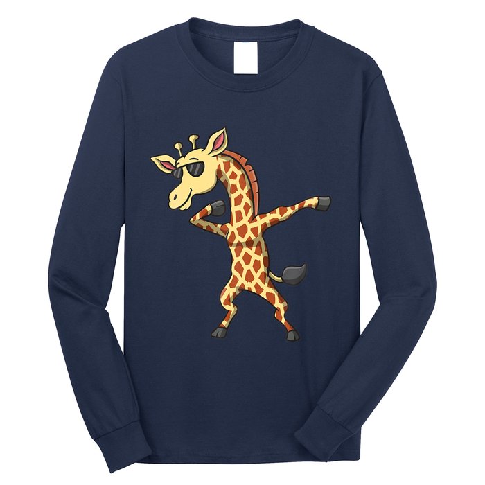 Giraffe Sunglasses Long Sleeve Shirt