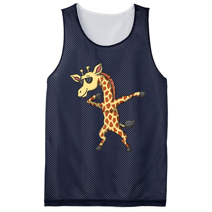 Giraffe Sunglasses Mesh Reversible Basketball Jersey Tank