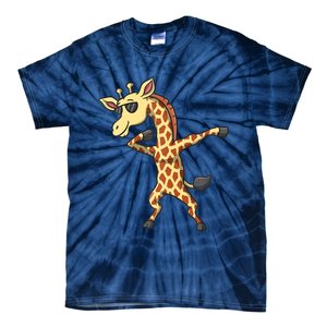 Giraffe Sunglasses Tie-Dye T-Shirt