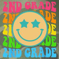 Groovy Second Grade Vibes Face Retro Teachers Back To School Legacy Tie Dye Trucker Hat