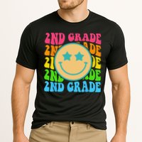 Groovy Second Grade Vibes Face Retro Teachers Back To School Performance Shirt