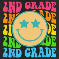Groovy Second Grade Vibes Face Retro Teachers Back To School Adult Drive Performance Visor