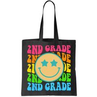 Groovy Second Grade Vibes Face Retro Teachers Back To School Bag