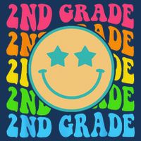 Groovy Second Grade Vibes Face Retro Teachers Back To School Infant Baby Jersey Bodysuit