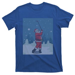 Golfing Santa Golfer Golf Funny Christmas Ugly Christmas Gift T-Shirt