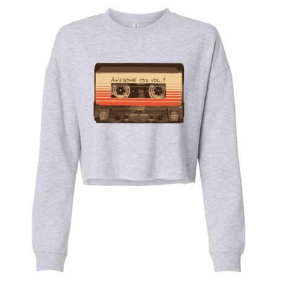 Galactic Soundtrack Cropped Pullover Crew