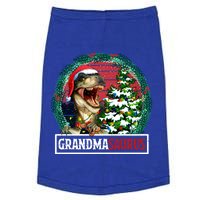 Grandmasaurus Santa Grandma Dinosaur Trex Xmas Tree Light Gift Doggie Tank