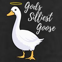 Gods Silliest Goose 7 Panel Mesh Trucker Snapback Hat