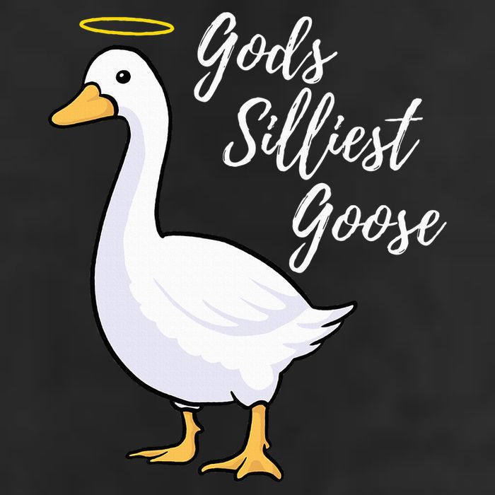 Gods Silliest Goose 7 Panel Mesh Trucker Snapback Hat