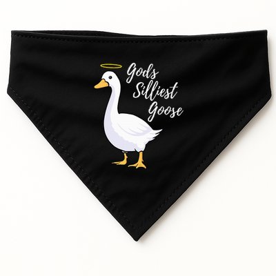 Gods Silliest Goose USA-Made Doggie Bandana