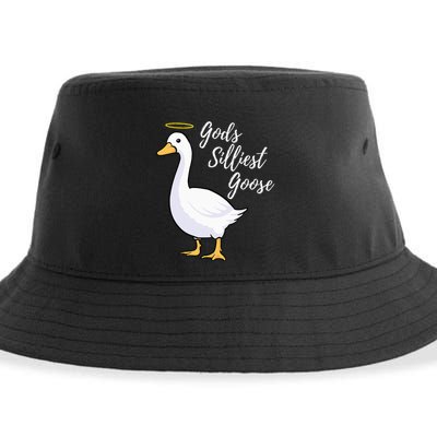Gods Silliest Goose Sustainable Bucket Hat