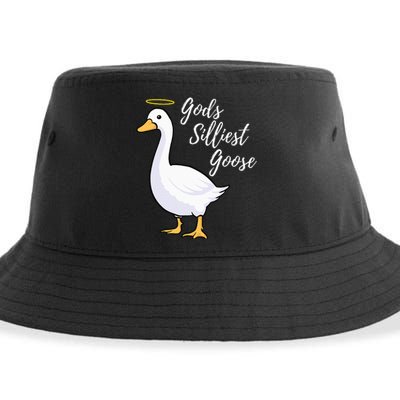 Gods Silliest Goose Sustainable Bucket Hat