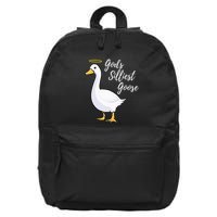 Gods Silliest Goose 16 in Basic Backpack