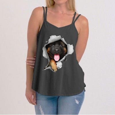 German Shepherd German Shepherd Dog Women's Strappy Tank