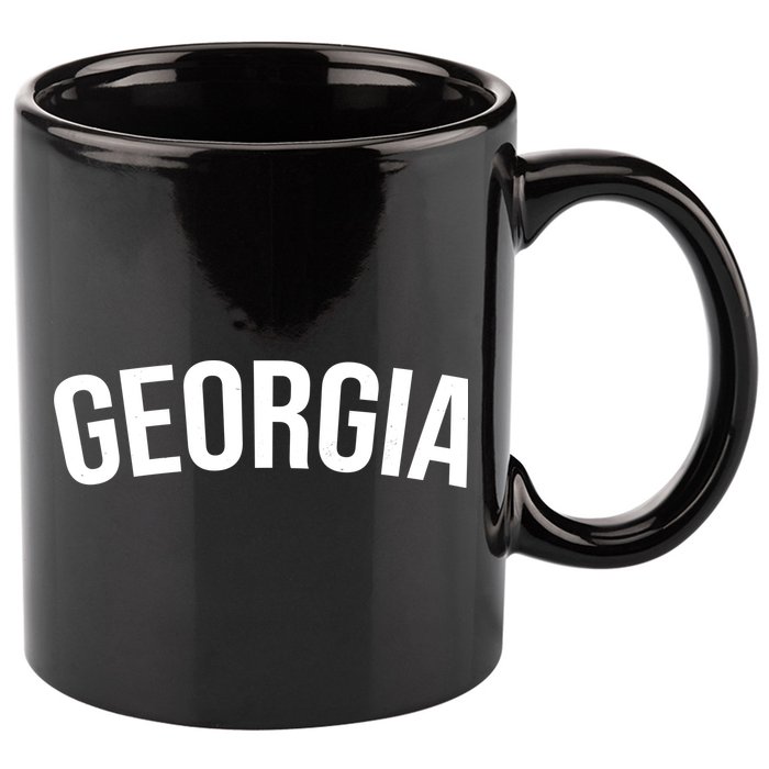 Georgia State 11oz C Handle Ceramic Mug