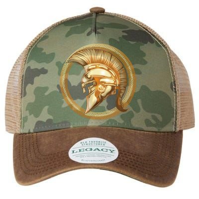 Golden Spartan Gladiator Warrior Helmet Legacy Tie Dye Trucker Hat