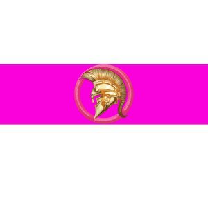 Golden Spartan Gladiator Warrior Helmet Bumper Sticker