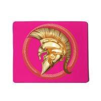 Golden Spartan Gladiator Warrior Helmet Mousepad