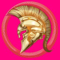 Golden Spartan Gladiator Warrior Helmet Kids T-Shirt