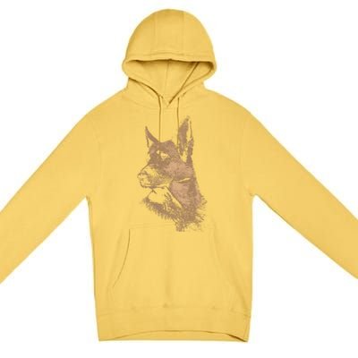 Ger Shepherd Gift Premium Pullover Hoodie