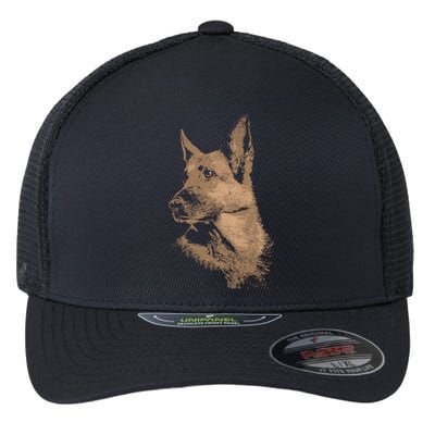 Ger Shepherd Gift Flexfit Unipanel Trucker Cap