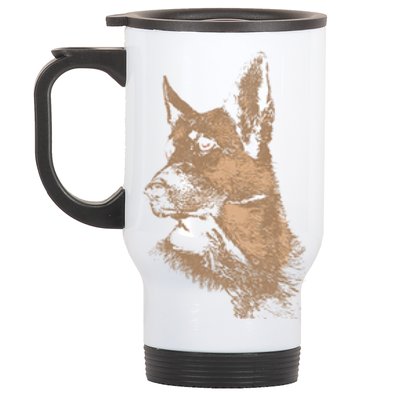 Ger Shepherd Gift Stainless Steel Travel Mug